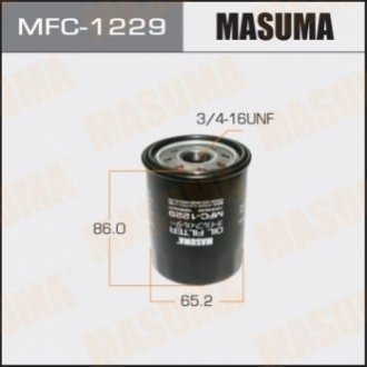 Фильтр масляный Nissan Micra (00-10), Note (06-13) MASUMA MFC1229 (фото 1)