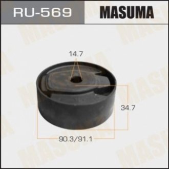 Сайлентблок заднього редуктора Toyota RAV 4 (05-) MASUMA RU569 (фото 1)