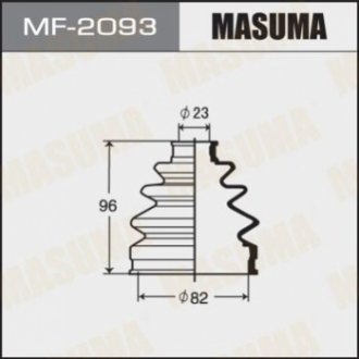 Пильник шруса зовнішнього Nissan Primera (-01) MASUMA MF2093 (фото 1)