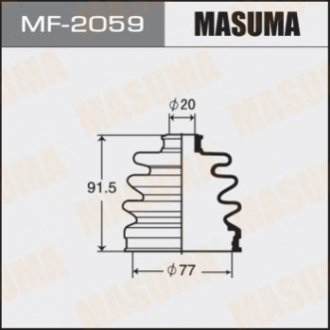 Пильник шруса зовнішнього Nissan Primera (-01) MASUMA MF2059 (фото 1)
