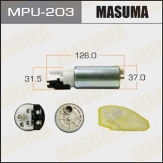 Бензонасос електричний (+сітка)) Nissan MASUMA MPU203 (фото 1)