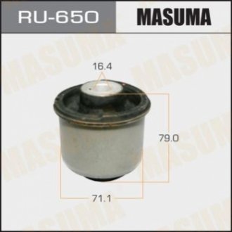 Сайлентблок задньої балки Mazda 2 (07-14) MASUMA RU650 (фото 1)