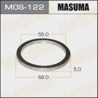 Кільце глушника графітове MASUMA MOS122