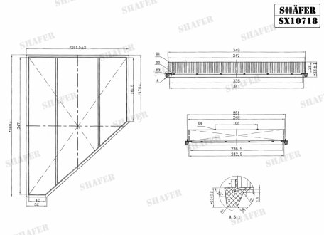 Фільтр повітряний Buick Enclave /Cadillac XT5, XT6 /Chevrolet Blazer, Traverse /GMC Acadia 17- (USA) SHAFER SX10718