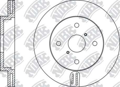 Диск гальмівний NiBK RN1437V