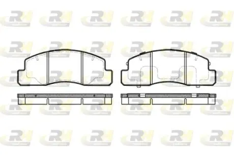 Гальмівні колодки дискові ROADHOUSE 2495.00 (фото 1)