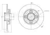 CITROEN Диск тормозной задн с ступицой (c подш, с кольцом ABS) Citroen C3,C4 Peugeot 207,307 (249*9*30) CIFAM 800-878 (фото 2)