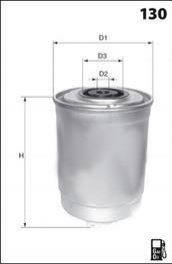 Фільтр палива (аналогWF8053/KC109) MECAFILTER ELG5243