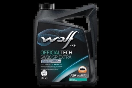 OFFICIALTECH 5W30 SP EXTRA 4Lx4 (NEW) Wolf 1049359