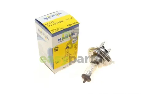 Автолампа H4 24V 100/90W P43t Rallye NARVA 489913000