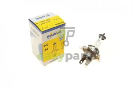 Автолампа H4 12V 60/55W P43t Long Life NARVA 488893000