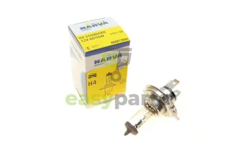 Автолампа H4 12V 60/55W P43t Standard NARVA 488813000