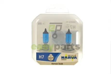 Автолампа H7 12V 55W PX26d Range Power White (4500K) (к-кт 2 шт.) NARVA 486072100