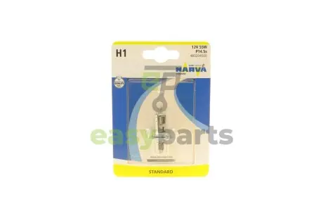 Автолампа H1 12V 55W P14.5s Standard (Blister) NARVA 483204000