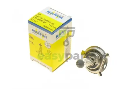 Автолампа H4 12V 60/55W P43t Range Power 90 NARVA 480033000