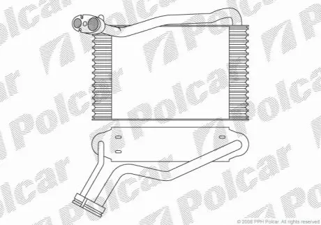Випарник кондиціонера Polcar 1324P8-1