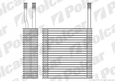 Испаритель кондиционера Polcar 2406P8-1