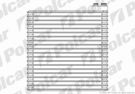 Испаритель кондиционера Polcar 8146P8-1