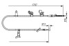 Трос ручного гальма прав. SUZUKI SX4 06- BOSCH 1987482434 (фото 1)