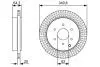 Гальмівний диск NISSAN/INFINITI Patrol/QX56/QX80 \'\'R \'\'5,6 \'\'10>> BOSCH 0986479W46 (фото 1)