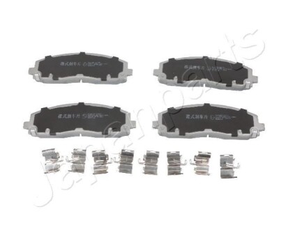 FIAT Тормозные колодки передн.Freemont,Chrysler Grand Voyager V,Lancia 2.0/3.6 11- JAPANPARTS PA-918AF