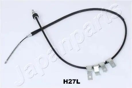 HYUNDAI Трос ручн.тормоза лев.Getz 02- (бараб.без ABS) JAPANPARTS BC-H27L