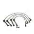 MAZDA К-т высоковольтных проводов 626 1,8-2,0 91- JAPANPARTS IC-304 (фото 1)