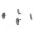NISSAN Тормозные колодки TIIDA 07- JAPANPARTS PA-1002AF (фото 2)