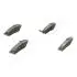 NISSAN Тормозные колодки TIIDA 07- JAPANPARTS PA-1002AF (фото 4)