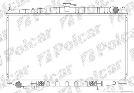 Радиатор охлаждения Polcar 274208-1