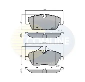 - Гальмівні колодки до дисків Comline CBP01531
