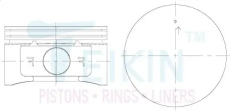 Фото поршні ремонт + 0.50 mm(к-кт на мотор) Chrysler,Jeep, Dodge 3,7 TEIKIN 311306050 Поршні ремонт + 0.50 mm(к-кт на мотор) Chrysler,Jeep, Dodge 3,7 TEIKIN 311306050