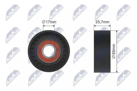 РОЛИК РУЧЕЙКОВОГО РЕМНЯ NTY RNK-BM-031