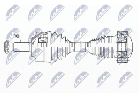 ПОЛУОСЬ NTY NPW-ME-126