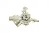 Помпа води Opel Astra G/H/Corsa C/D 1.2 16V/1.4 00-14/Combo 1.4 16V 05- (B/B) (8лоп) (с датчиком t) BUGATTI PA10318 (фото 28)