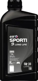 Масло моторное. SPORTI 9 LONG LIFE 5W-30 (Канистра 1л) ELF 214257