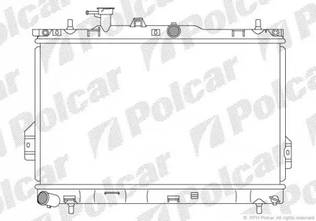 Радиатор охлаждения Polcar 403508