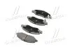 Колодки тормозные дисковые передние NISSAN MICRA III, NOTE, TIIDA (выр-во) ASHIKA 50-01-127 (фото 4)