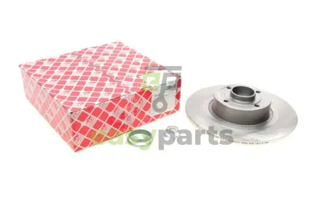 Диск гальмівний (задній) Renault Scenic II/Megane II 03-10 (270х10) (+ABS) (з підшипником) FEBI BILSTEIN 28155