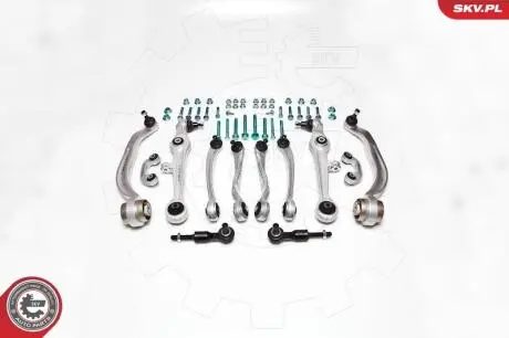 Комплект рычагов подвески (передней) AUDI A4/VW PASSAT 95-00 SKV GERMANY 04SKV100