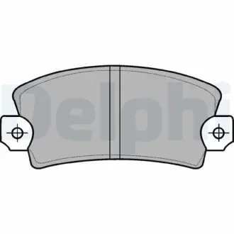 RENAULT колодки гальм. передні DACIA Solenza Delphi LP56