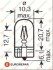 Автолампочка безцокольна 12V-W5W Eurorepar 1616431580 (фото 1)