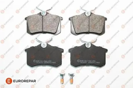 CITROEN гальмівні колодки задні Eurorepar 1619790680