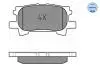 Колодки гальмівні (задні) Lexus RX 03-08 MEYLE 025 239 6715 (фото 2)