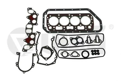 Комплект прокладок двс без сальників клапанів та ущільнення гільз Skoda Felicia (95-98,98-01), Favorit (88-95) Vika K10147101