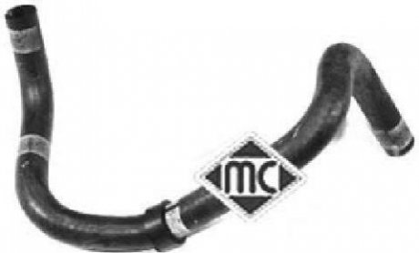 Патрубок системи опалення Citroen Jumper/Fiat Ducato/Peugeot Boxer (94-) Metalcaucho 08841 (фото 1)