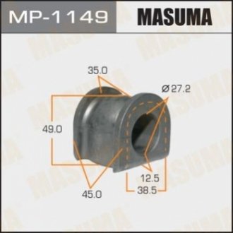 Втулка стабилизатора переднего Honda Accord Tourer (02-08) (Кратно 2 шт) MASUMA MP1149 (фото 1)