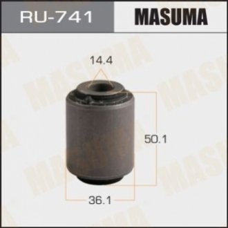 Сайлентблок заднього поперечного важеля Toyota Land Cruiser Prado (02-09) MASUMA RU741 (фото 1)
