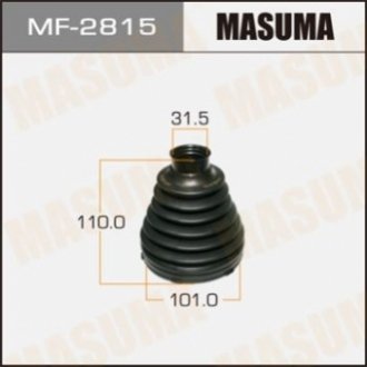 Пыльник ШРУСа внутренний(пластик)+спецхомут Toyota Land Cruiser (07-) MASUMA MF2815 (фото 1)