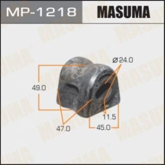 Втулка стабілізатора переднього Honda Civic Type R (08-) (Кратно 2 шт) MASUMA MP1218 (фото 1)